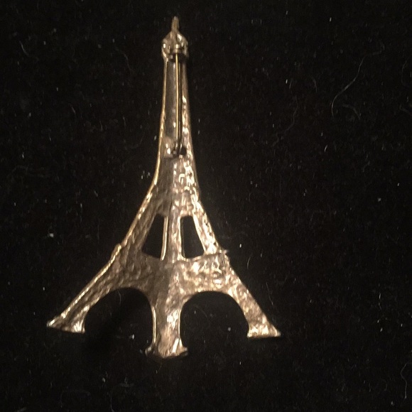 Vintage 1955 Eiffel Tower Brooch - Picture 2 of 5
